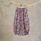 Relaxed Ginkgo Leaf Cotton Harem Pants - Beige - XL - image 6