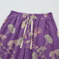 Ginkgo Branch Cotton Harem Pants with Pockets - image 2