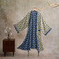 Vintage Polka Dot Cotton Kimono Robe - Beige - XL - image 15