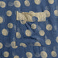 Vintage Polka Dot Cotton Kimono Robe - image 14