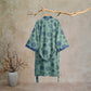 Vintage Sunflower Cotton Gauze Kimono Robe - image 16