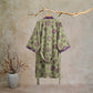 Vintage Sunflower Cotton Gauze Kimono Robe - image 6