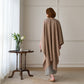 Solid Color Grid Weave Poncho Shawl Wrap - image 11
