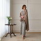 Solid Color Grid Weave Poncho Shawl Wrap - image 9