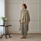 Solid Color Grid Weave Poncho Shawl Wrap - image 4