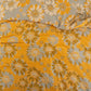 Vintage Orange Sunflower Cotton Gauze Quilt - image 5