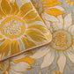 Vintage Orange Sunflower Cotton Gauze Quilt - image 10