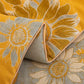 Vintage Orange Sunflower Cotton Gauze Quilt - image 12
