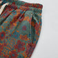 Artistic Ethnic Flower Cotton Lounge Pants - image 9