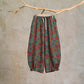 Artistic Ethnic Flower Cotton Lounge Pants - Green - XL - image 6