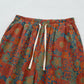 Artistic Ethnic Flower Cotton Lounge Pants - image 2
