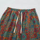 Artistic Ethnic Flower Cotton Lounge Pants - image 8