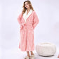 Soft Flower Coral Fleece Bath Robe - image 1