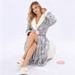 Soft Flower Coral Fleece Bath Robe - image 16