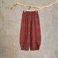 Vintage Red Plaid Cotton Harem Pants - image 1