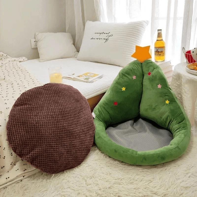 Christmas Tree Shaped Plush Cushion - image 4