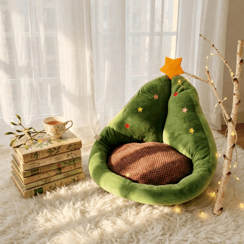 Christmas Tree Shaped Plush Cushion - image 3