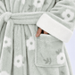 Soft Flower Coral Fleece Bath Robe - image 12