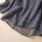 Retro Botanical Cotton Lounge Blouse - image 3