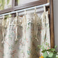 Gardenia Floral Tie-Up Cafe Curtain - image 5