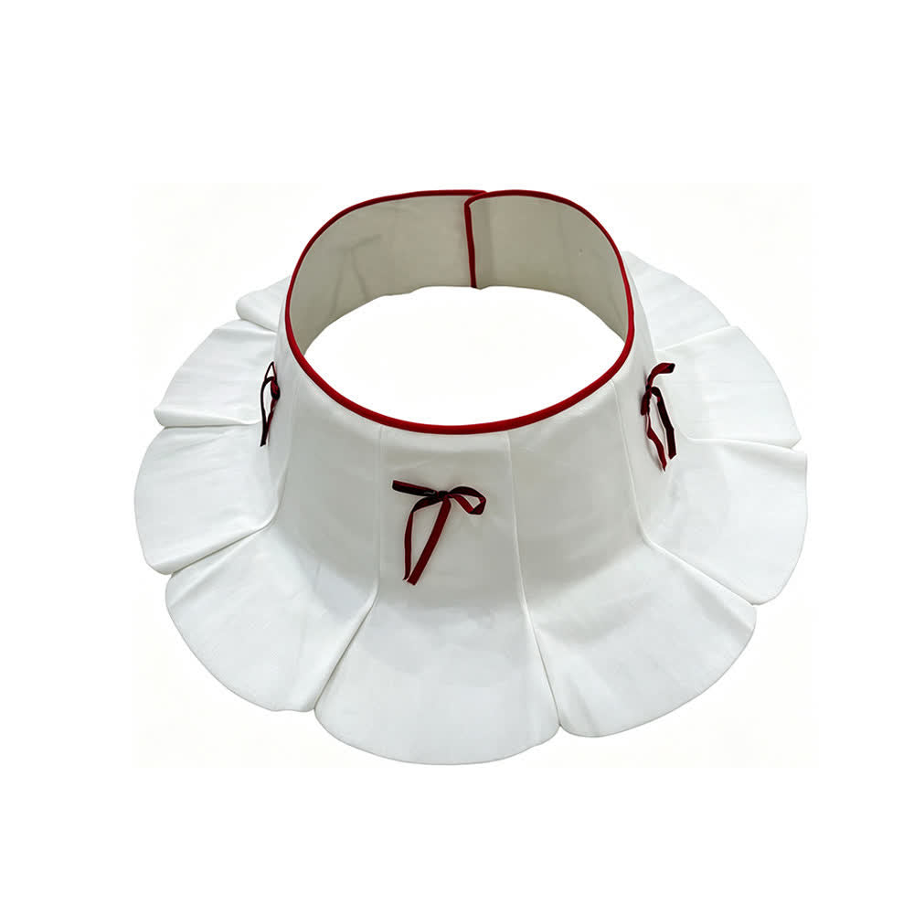 Velvet Christmas Tree Collar with Petal Skirt - image 5