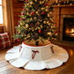Velvet Christmas Tree Collar with Petal Skirt - White - 4PCS - 37" Base x 16" Top x 8"H - image 4