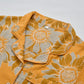 Retro Sunflower Cotton Loungewear Pajama Set - image 2