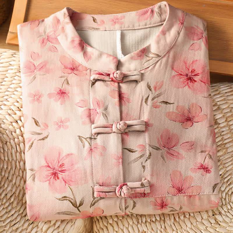 Breezy Blush Floral Lounge Cardigan - image 2