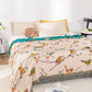 Cotton Gauze Pastoral Bird Tassel Quilt