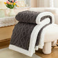 Ownkoti Puffy Cozy Reversible Throw Blanket - Dark Gray - 79" x 90" - image 7