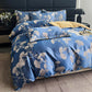 Jacquard Satin Ginkgo Leaf Bedding Set (4PCS)