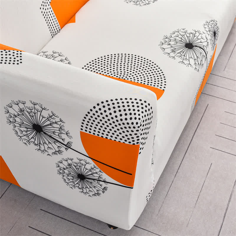 Geometry Dandelion Stretchable Sofa Slipcover