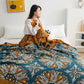 Flower Cotton Gauze Quilt Reversible Blanket - image 11