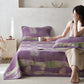 Double Layers Gauze Retro Leaf Comfy Quilt