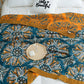 Flower Cotton Gauze Quilt Reversible Blanket - image 14