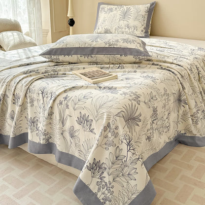 Pure Cotton Pastoral Style Luxurious Coverlet