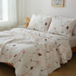 Elegant Rose Pure Cotton Quilted Bedding