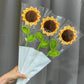 Knitted Handmade Cotton Crochet Sunflower - image 6