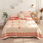 Cotton Gauze Bohemian Geometric Reversible Quilt