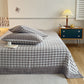 Breathable Cotton Gauze Modern Style Coverlet