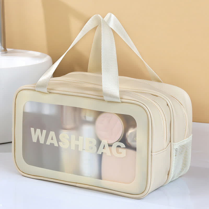 Simple Style Transparent Portable Travel Bag