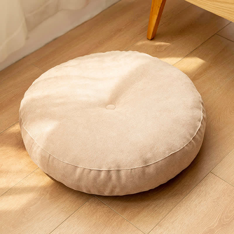 Solid Color Round Shape Seat Cushion