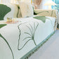 Pastoral Style Ginkgo Leaf Sofa Protector