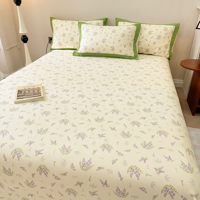 Rustic Lavender Pure Cotton Soft Coverlet