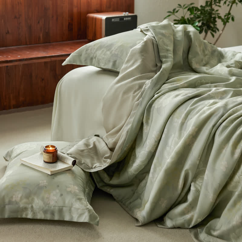 Pastoral Lotus Summer Breathable Bedding