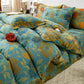 Retro Flower Leaf Cotton Bedding Sets(4PCS) - image 8