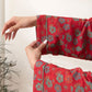 Plum Blossom Cotton Bathrobe With Tie