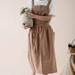 Ownkoti Cotton Apron Waterproof Apron With Pockets - Dark Orange - One Size - image 14