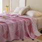 Lovely Heart Print Pure Cotton Gauze Quilt