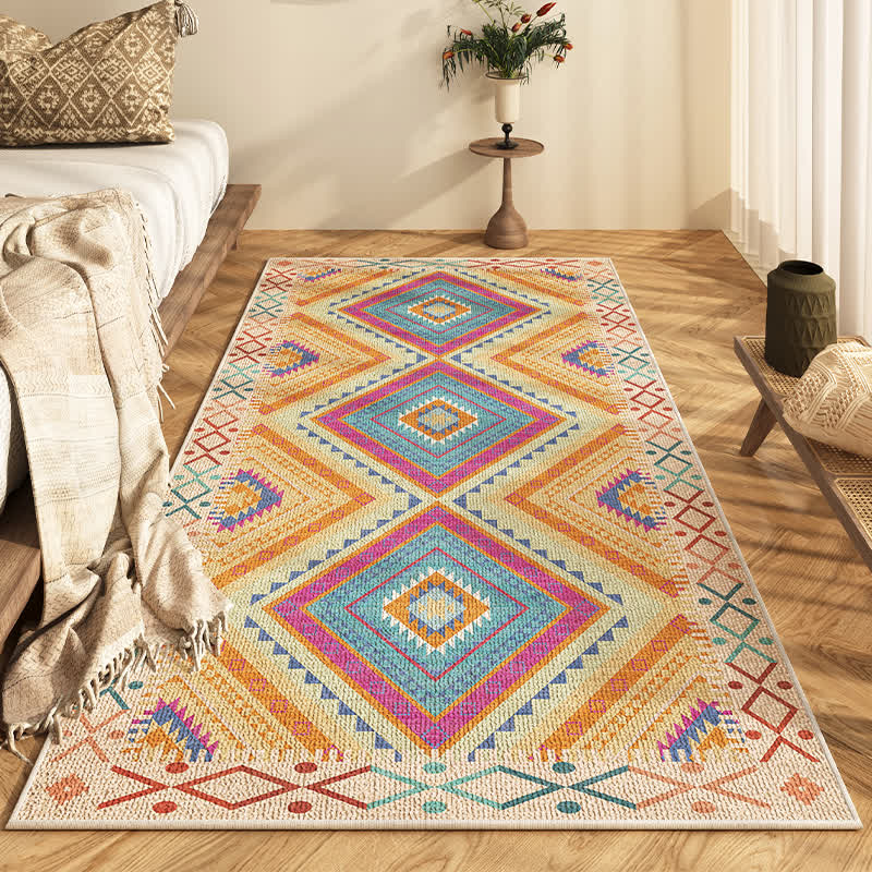 Ethnic Style Anti-slip Decorative Runner Rug